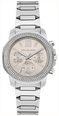 Michael Kors Prescott Ladies Silver Tone chronograph with crystals Watch MK7683