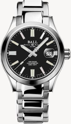 Ball Watch Company Engineer III Automatik Legend II (40 mm) schwarzes Zifferblatt / Edelstahlarmband NM9016C-S5C-BKR