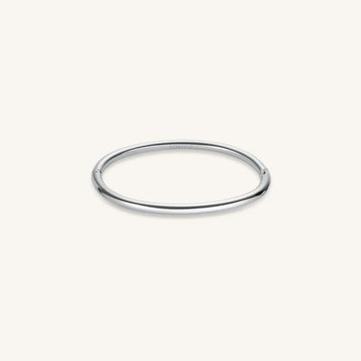 Rosefield Jewellery Sober essentieel roestvrijstalen zilveren bangle JBPBS-J1046