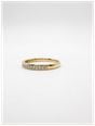 0.25ct Natural Round Brilliant Diamond 9ct Yellow Gold Half Eternity Ring RD566/N - vista alternativa 2