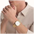 Calvin Klein CK Shape Quartz (37mm) Silver Sunray Dial / Gold PVD Stainless Steel Bracelet 25200582 - vista alternativa 4