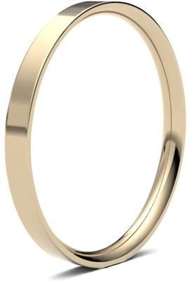 James Moore & Co | 9 karaat geelgoud | 2 mm | licht | maat plat hof | ag_2lle-9y AG_2LLE-9Y