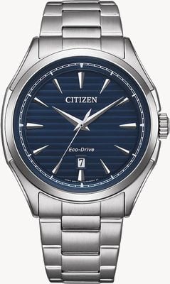 Citizen Men's Eco-Drive Sport (41mm) Blue Dial / Stainless Steel Bracelet AW1750-85L