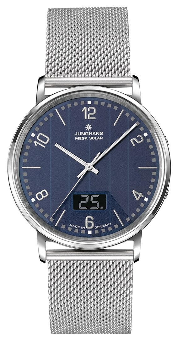 Junghans Milano Mega Solar Radio-Controlled (39.2mm) Blue Watch