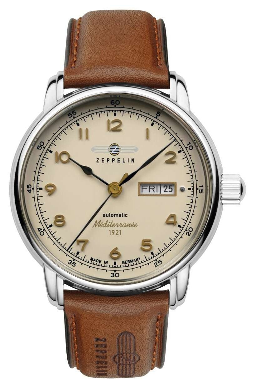Zeppelin MÃ©diterranÃ©e 1921 automatique jour-date (40 mm) montre