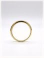 0.25ct Natural Round Brilliant Diamond 9ct Yellow Gold Half Eternity Ring RD566/N - vista alternativa 3