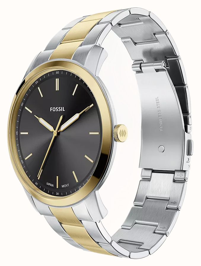 Fossil Minimalist 44 mm Three-Hand Two-Tone Stainless Steel Watch FS6182 - alternate view 6