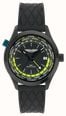 Aston Martin GRZ Icon Quartz Racing Zone GMT (41mm) Black Dial / Black Silicone Strap MTIZ1F501