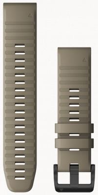 Garmin QuickFit 22 Watch Strap Only, Dark Sandstone Silicone 010-12863-02