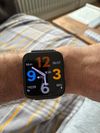 Customer picture of Garmin Venu X1 - Premium GPS Fitness Smartwatch (41mm) Black with Black ComfortFit Nylon Band 010-02980-02