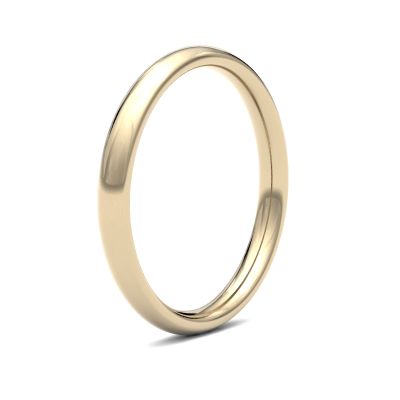 James Moore Wedding Ring | 9ct 黄金 | 2.5毫米 | 重 | 传统宫廷尺寸 | ag_2.5lhc-9y AG_2.5LHC-9Y