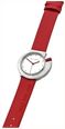 Rolf Cremer Spirale S ii Red Leather Strap silver Dial 508506 - vista alternativa 2