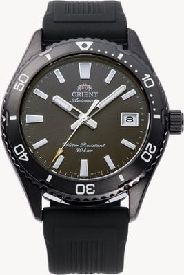 Orient Mako 40 Automatic (40mm) Black Dial / Black Rubber Strap RA-AC0Q10N30B