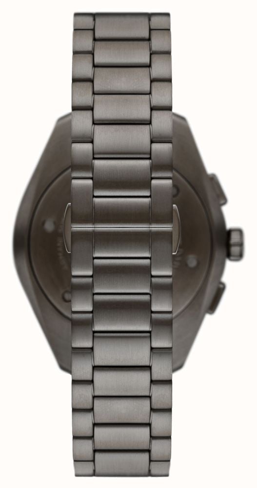 Emporio Armani Men's | Blue Chronograph Dial | Gunmetal Stainless Steel  Bracelet AR11481 - First Class Watches™ USA