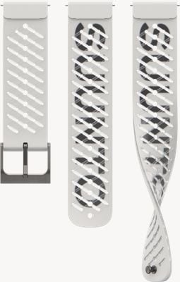 Suunto Cinturino in silicone bianco perla Athletic 5 - 22 mm (s+m) - solo cinturino SS050959000