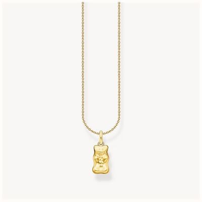 Thomas Sabo Gold-Plated Necklace With HARIBO Goldbear KE2325-413-39-L50V