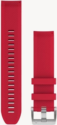 Garmin Quickfit 22 Marq Armband nur Plasma rotes Gummiband 010-12738-17
