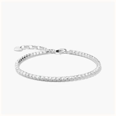 Thomas Sabo Silver Bracelet With White Zirconia Stones A2209-051-11-L19V