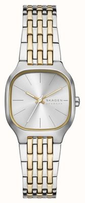 Skagen Mellem Lille (28mm) Silver Dial / Two-Tone Stainless Steel Bracelet SKW3160