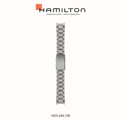Hamilton Straps Bracelet homme uniquement en acier inoxydable H695684108