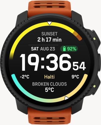 Suunto Vertical 2 AMOLED Outdoor-Abenteueruhr (49 mm) Canyon Orange SS051206000
