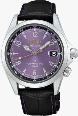 Seiko 145th Anniversary Alpinist Mechanical Limited Edition in Edo Purple HBC006J1