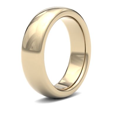 James Moore Wedding Rings | 9ct Yellow Gold | 6mm | ExtraHeavy | Premium Court | AG_6LZP-9Y
