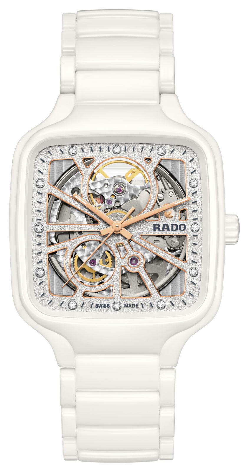 RADO automatique carrÃ©e True Square Open Heart Ã© montre