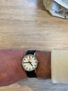 Customer picture of Mondaine Pasek do zegarka 20 mm z czarnej skóry wegańskiej stop2go (długość 75-115 mm) FG2532020Q1