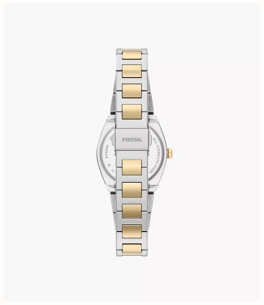 Fossil Everett 27 mm Three-Hand Two-Tone Stainless Steel Fossil Watch ES5495 - альтернативный вид 2