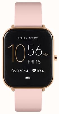 Reflex Active Multifunktions-Smartwatch der Serie 15 (36 mm), digitales Zifferblatt / rosafarbenes Silikon RA15-2148