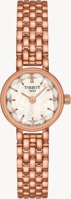 Tissot Frauen schön | facettiertes Perlmuttzifferblatt | Armband aus roségoldenem Edelstahl T1400093311100