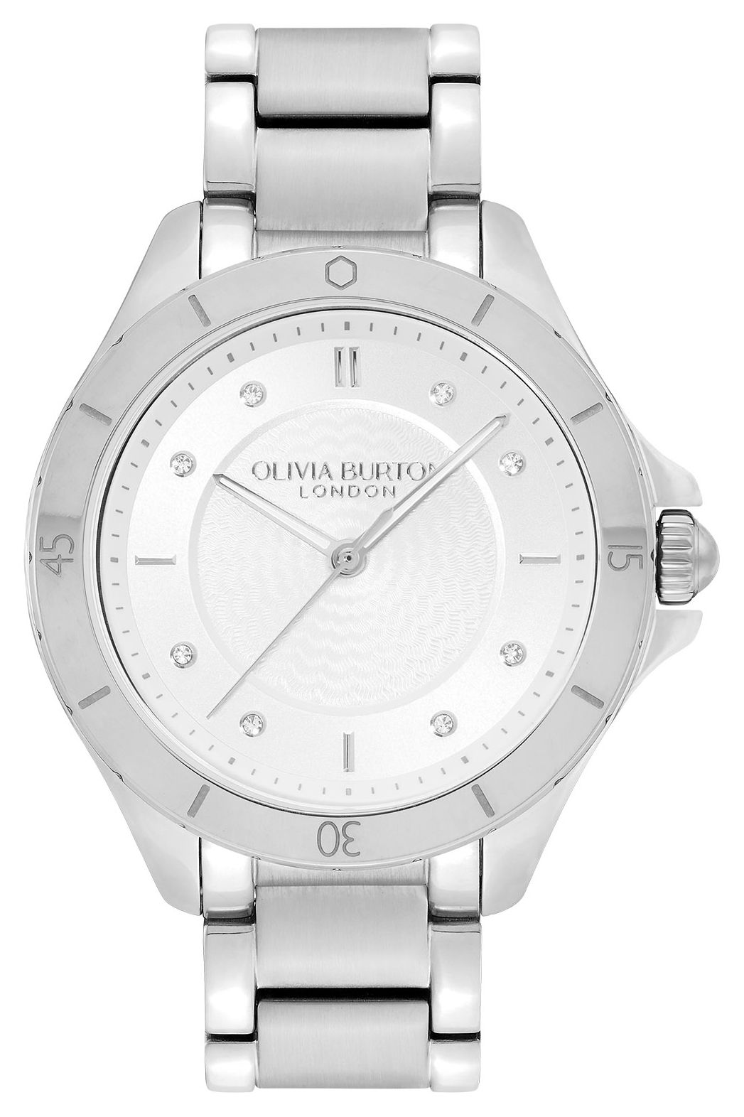 Olivia Burton Sport luxe | cadran blanc guillochÃ© | montre