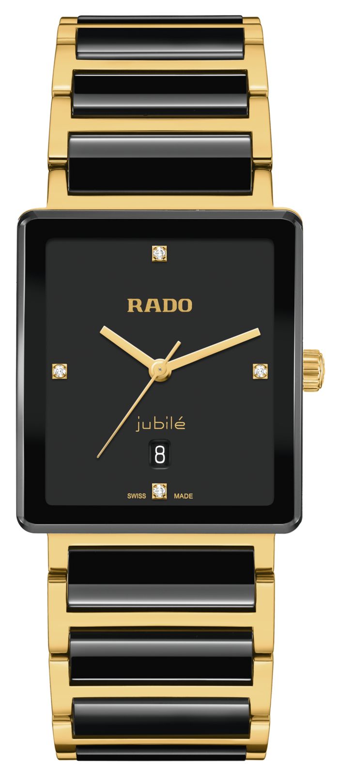 RADO Mouvement Ã  quartz serti de diamants (31,5 mm), cadran montre