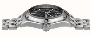 Ingersoll THE WHISTLE Automatic (43mm) Black Skeleton Dial / Stainless Steel Bracelet I18201 - vista alternativa 3