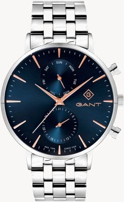 GANT PARK HILL Day-Date II (43.5mm) Denim Blue Dial / Stainless Steel G121010