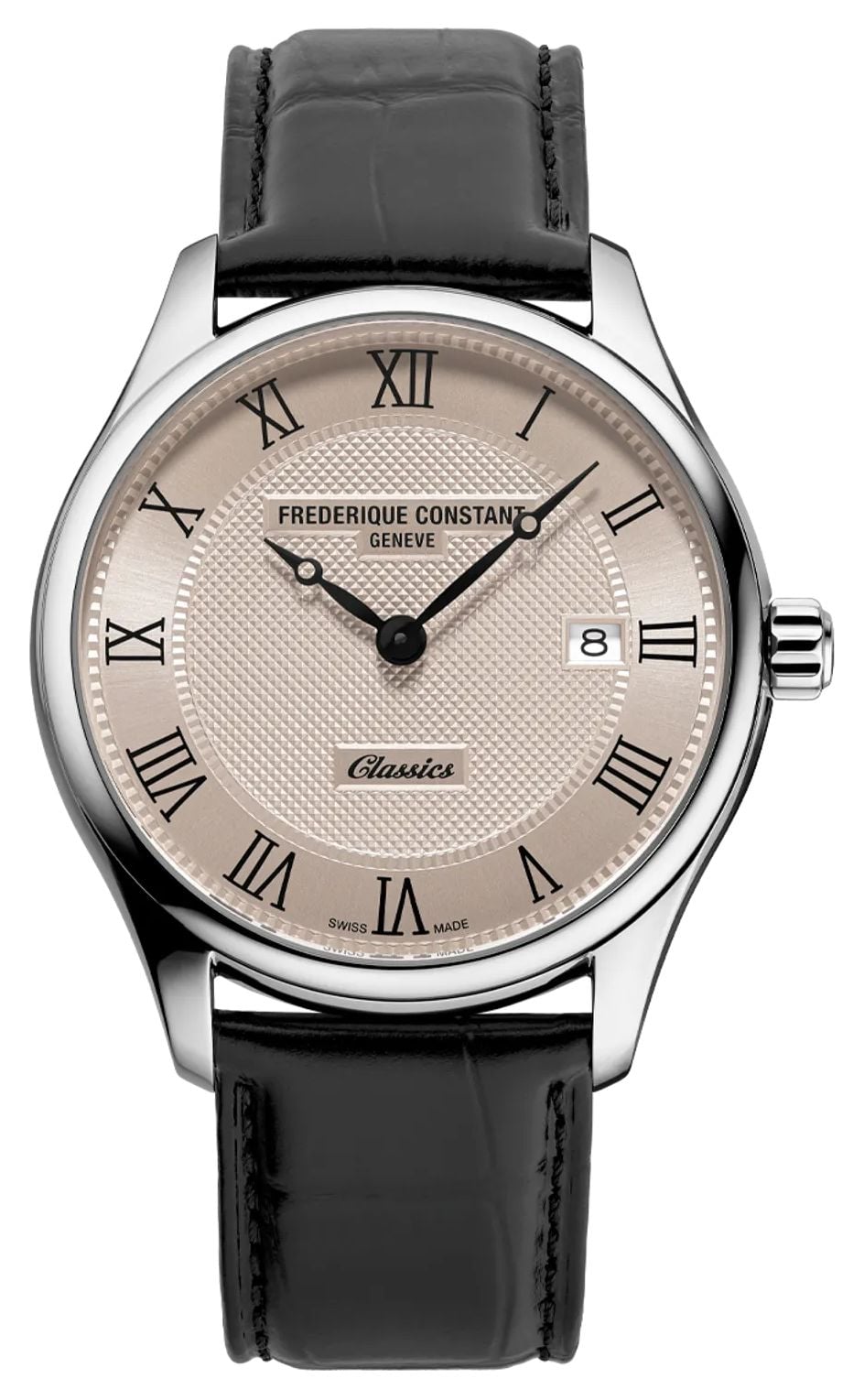 Frederique Constant Classics quartz date (40mm) cadran clous montre