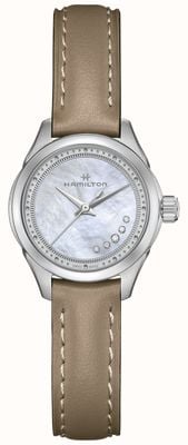 Hamilton Jazzmaster Lady Quartz (26mm) Mother of Pearl Dial / Brown Leather Strap H32111890
