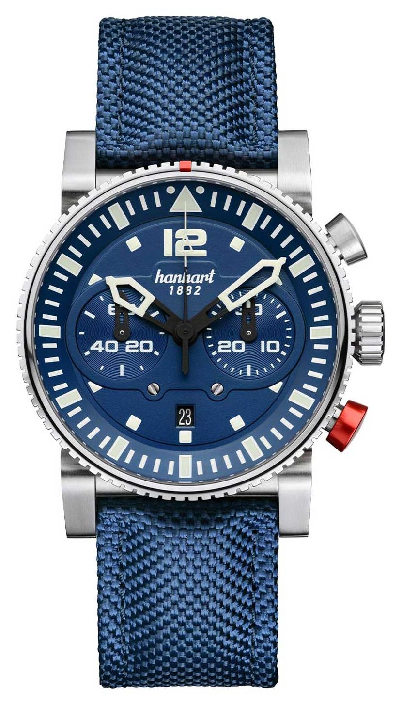 Hanhart Chronographe automatique Primus Pilot (44 mm), montre