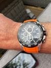 Customer picture of Festina The Originals Chronograph (47mm) Black Dial / Orange Silicone Strap F20330/4