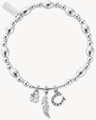 ChloBo Luck And Courage Sterling Silver Bracelet SBMULLC