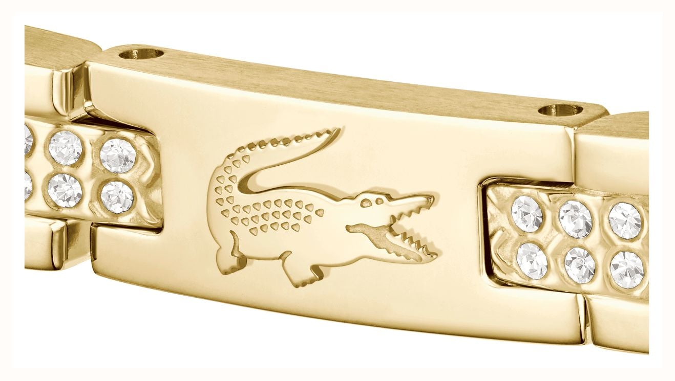 Lacoste Metropole Gold IP Bracelet With Crystals 2040671 - 別ビュー 2