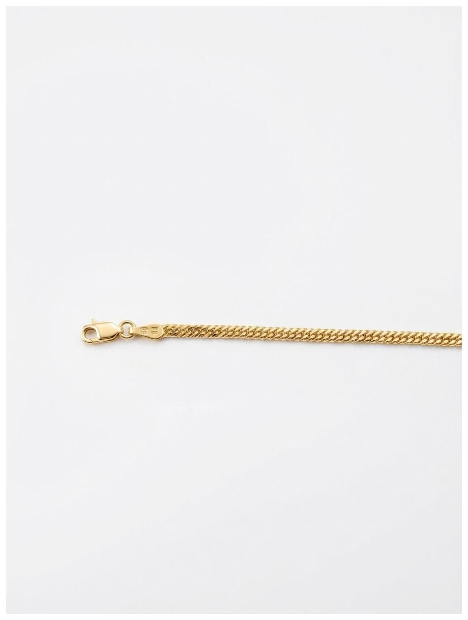 James Moore 9ct Yellow Gold Semi Solid Light Double Curb Jewellery