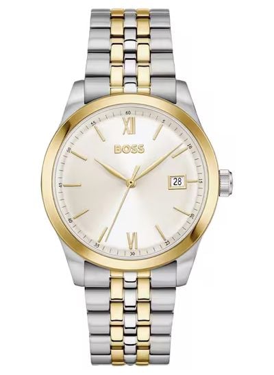 BOSS Langford quartz (39mm) cadran champagne effet soleil / montre
