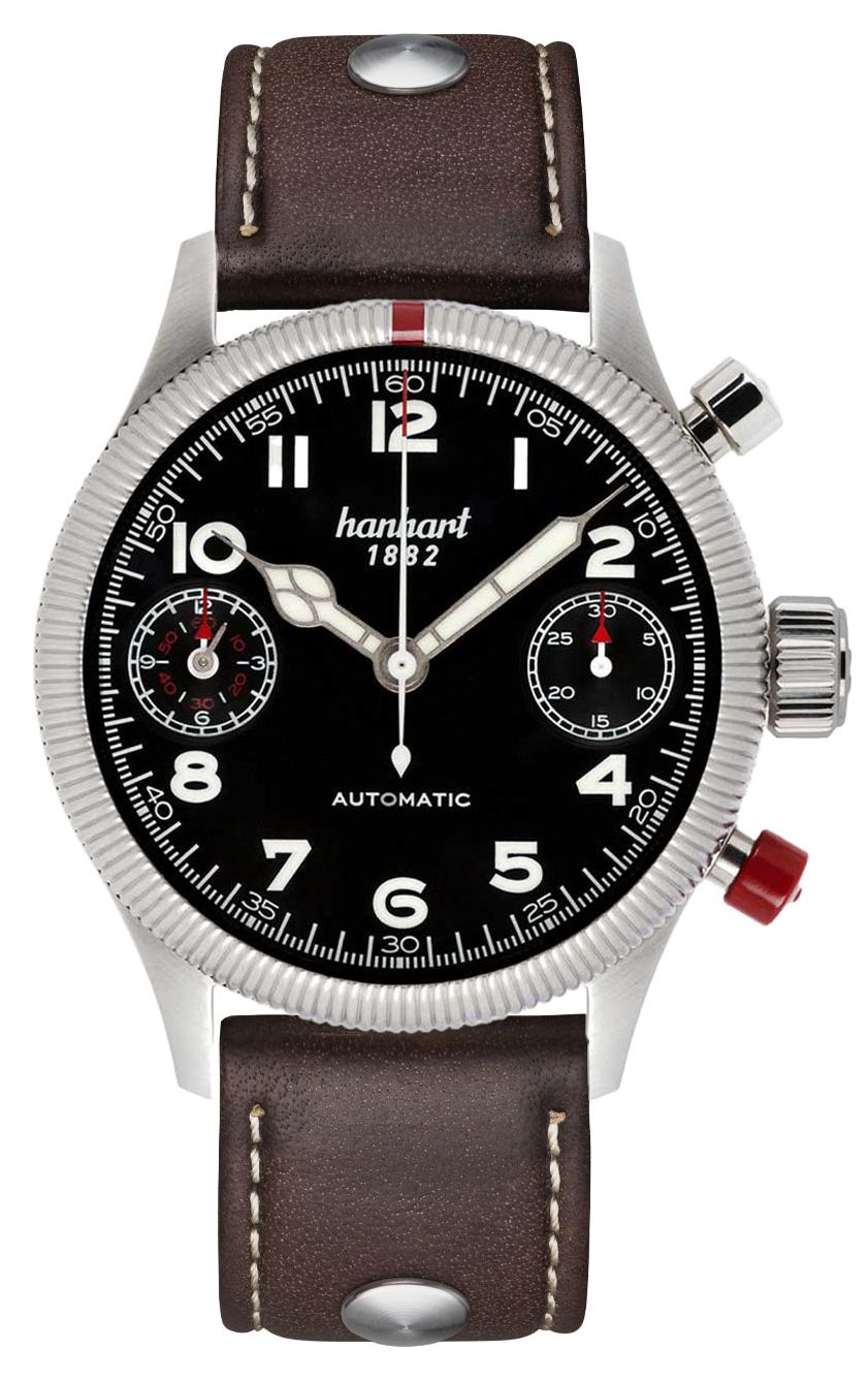 Hanhart Chronographe automatique Pioneer Twindicator (45 mm montre