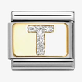 Nomination Classic Letter T Glitter Charm 030291/20