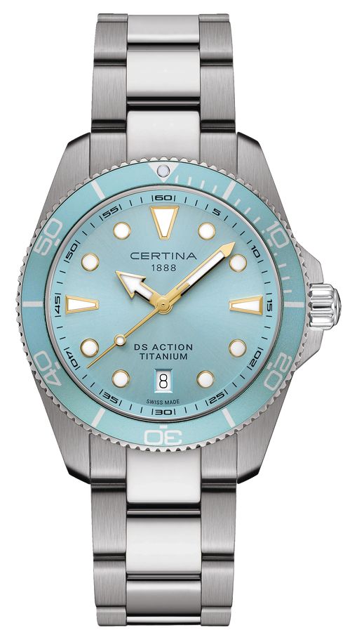 Certina Ã  quartz en titane Ds Action (40 mm) avec montre