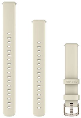 Garmin Lily® 2 Bänder (14 mm) Kokosnusssilikon, cremegoldene Hardware 010-13302-00