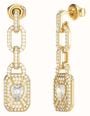 Guess Guess Jewellery Womens  Crystal Love Tag Pendants UBE06349YG