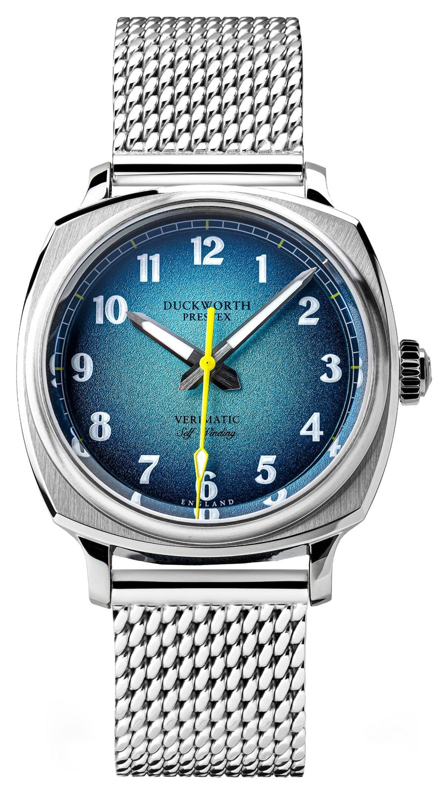 Duckworth Prestex Cadran Verimatic (39 mm) bleu fumÃ© / montre